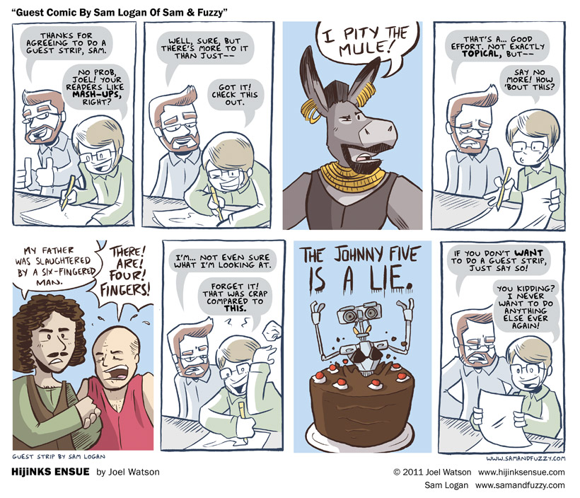 Great, now I can't stop thinking of 'TNG' and 'Princess Bride' mashups. 'Have fun storming the Neutral Zone!'