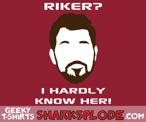 Funny Star Trek Parody Shirt, Funny Tees, Geeky Shirts, Nerd Shirts, The Next Generation, Commander Riker, Riker's Beard T-Shirt