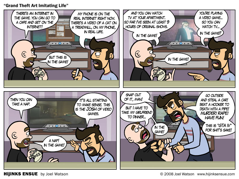 Grand Theft Art Imitating Life