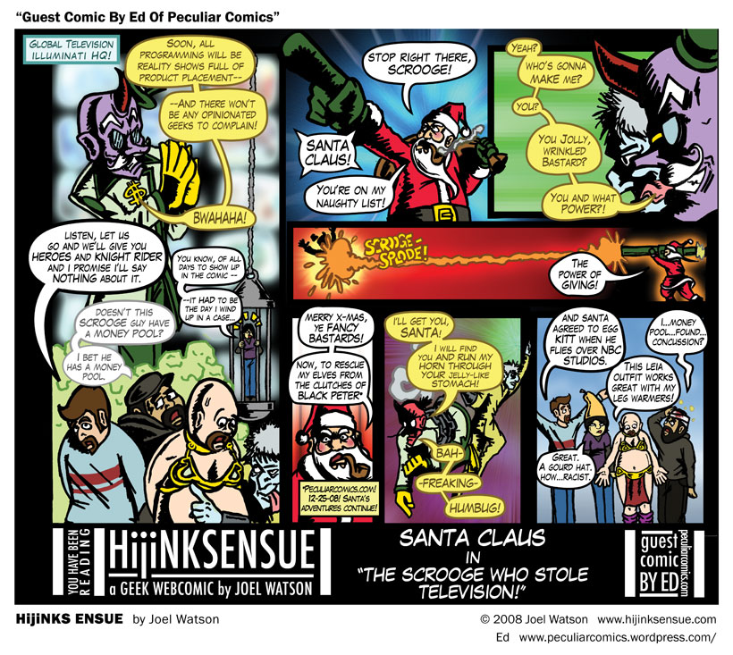The Scrooge Who Stole Television (Guest Comic by Ed)
