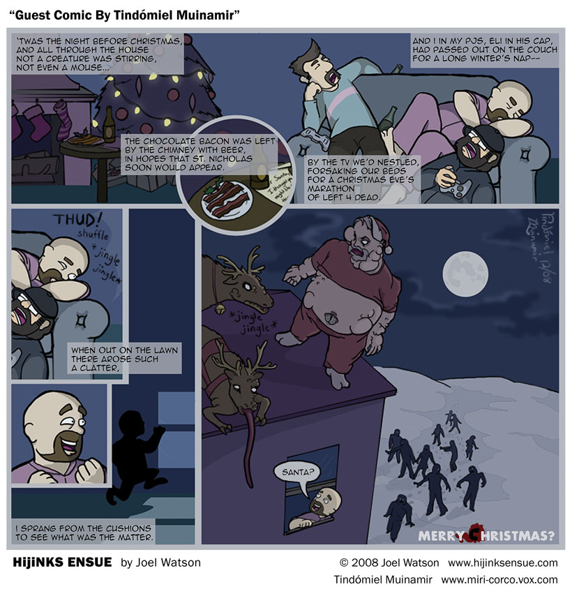 Twas The Night… (Guest Comic by Tindómiel Muinamir)
