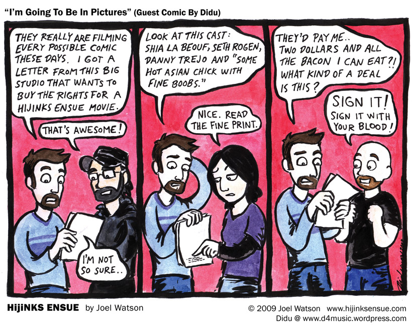 I’m Going To Be In Pictures (Guest Comic By Didu)