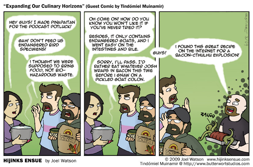 Expanding Our Culinary Horizons (Guest Comic by Tindómiel Muinamir) Expanding Our Culinary Horizons (Guest Comic by Tindómiel Muinamir)