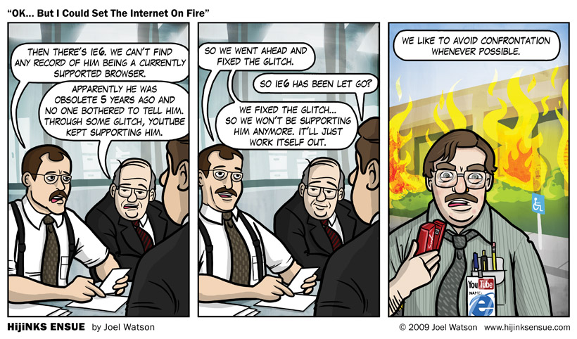 OK… But I Could Set The Internet On Fire