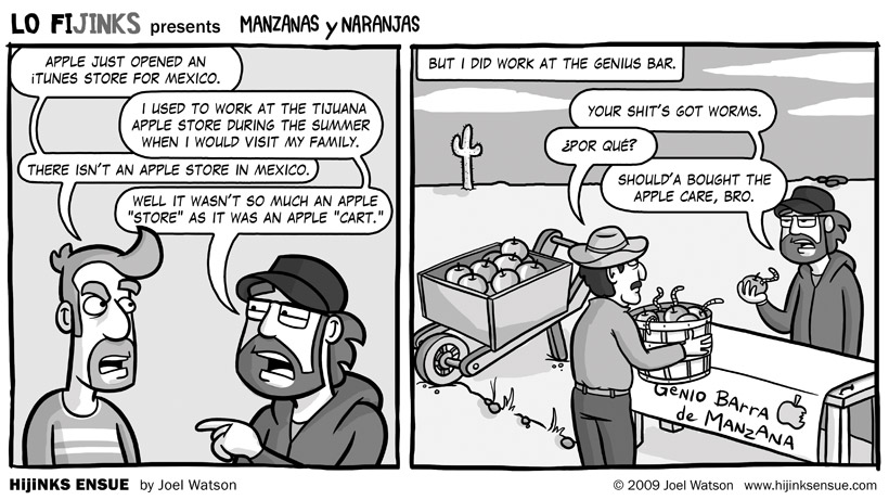 Lo-FijiNKS: Manzanas y Naranjas Lo-FijiNKS: Manzanas y Naranjas