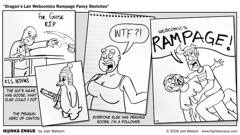 Dragon’s Lair Webcomics Rampage! Dragon’s Lair Webcomics Rampage!