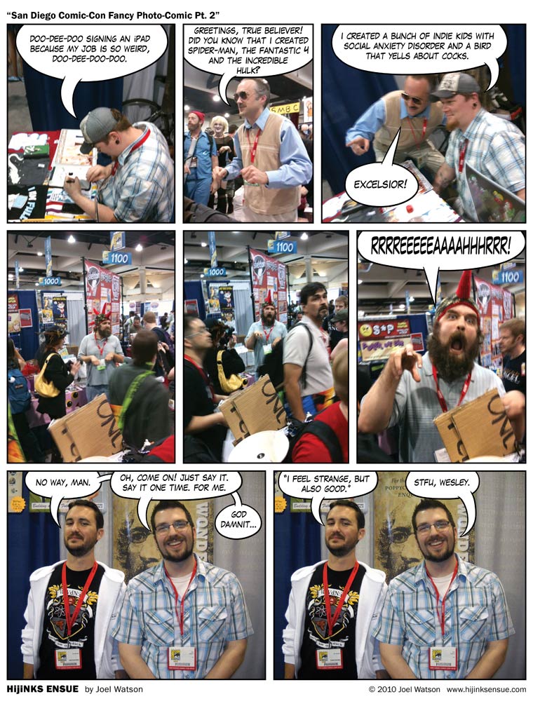 San Diego Comic-Con Fancy Picto-Comic Pt. 2