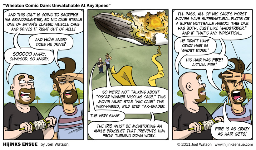 Wheaton Comic Dare: Unwatchable At Any Speed