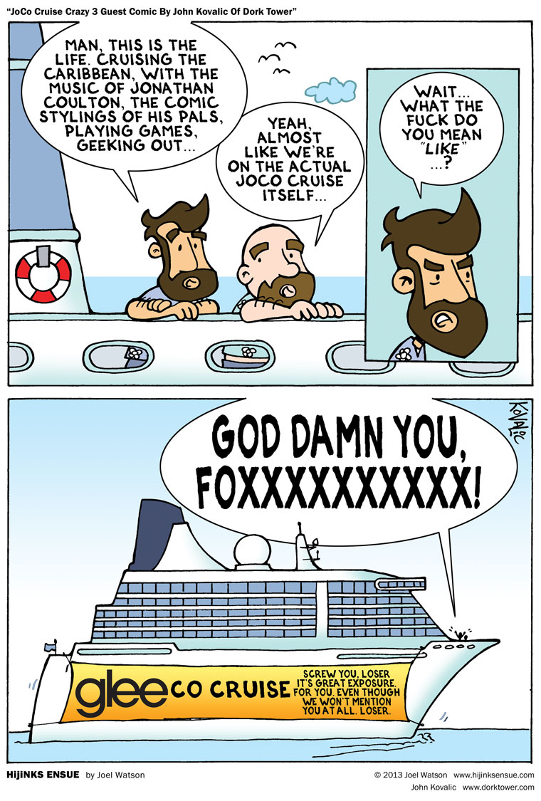 John Kovalic, while writing this comic: 'FINALLY I CAN CURSE IN A COMIC! FUCK FUCK FUCK FUCK GOD DAMMIT FUUUUUUUUCK!' John Kovalic, while writing this comic: 'FINALLY I CAN CURSE IN A COMIC! FUCK FUCK FUCK FUCK GOD DAMMIT FUUUUUUUUCK!'