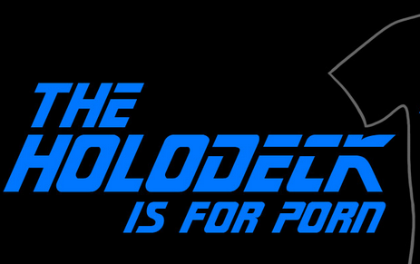 The Holodeck Is For Porn T-Shirt, funny star trek parody shirt