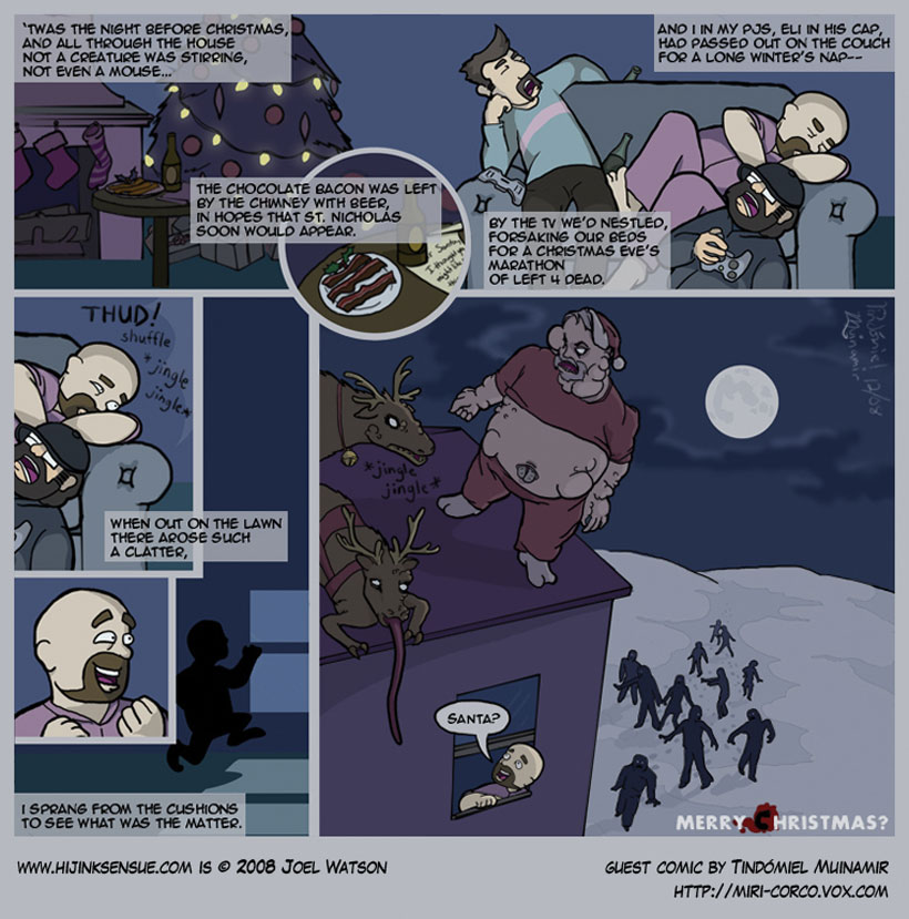 Twas The Night… (Guest Comic by Tindómiel Muinamir)