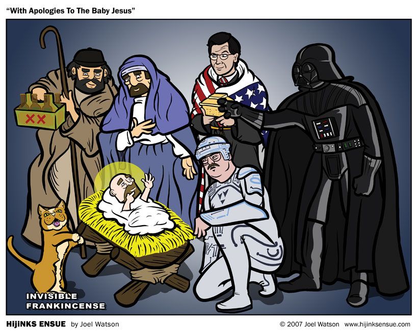 With apologies to the baby Jesus
