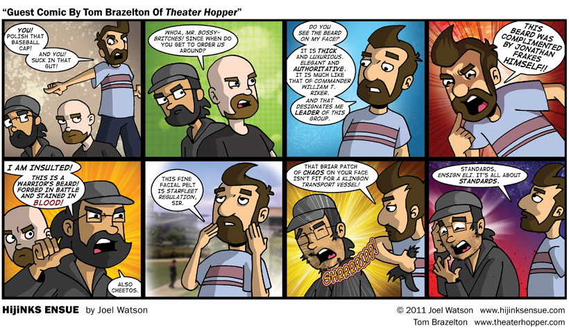 Guest Comic By Tom Brazelton Of “Theater Hopper”